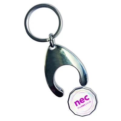 Wishbone Trolley Coin Keyring - Printed