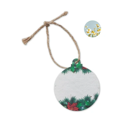 Seed Paper Xmas Ornament Bauble