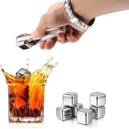 Stainless Steel Whiskey Ice Cubes