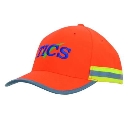 Hi-Vis Cap with Reflective Tape