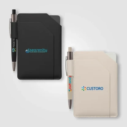 Malmö PU Passport Holder Set with Pen - A6