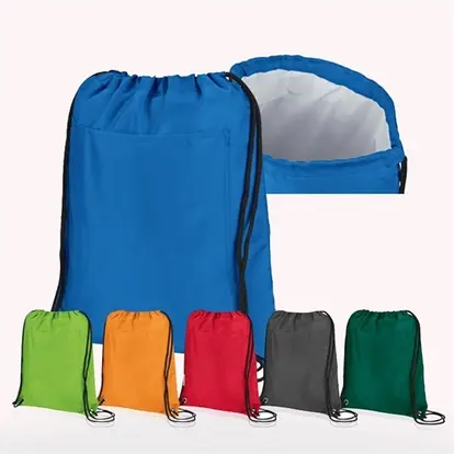 Insulated Drawstring Cooler Bag