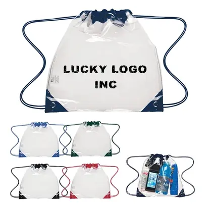 Transparent Drawstring Backpack