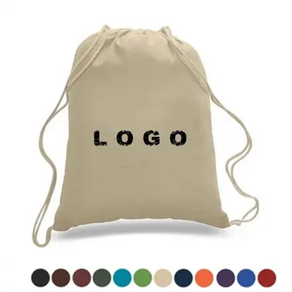 Nature Cotton Drawstring Backpack