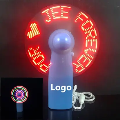 Custom LED Light Handheld Flashed Fan