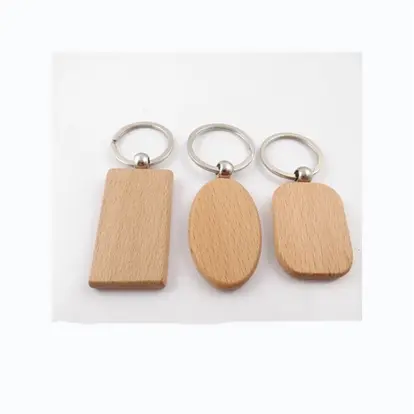 1 3/5" Wooden Keyclasp