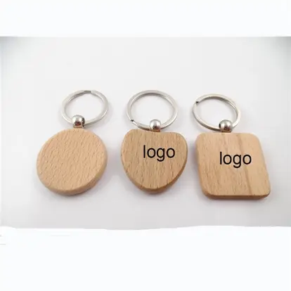 Wooden key chain