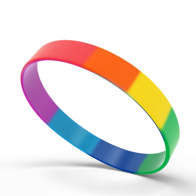 Rainbow Silicon Wristbands