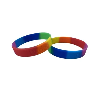 Rainbow Silicon Wristbands