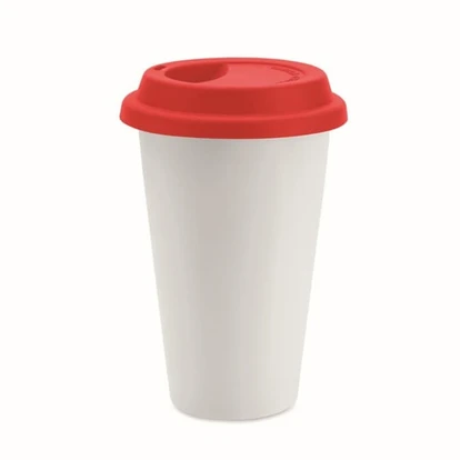 Double wall travel cup