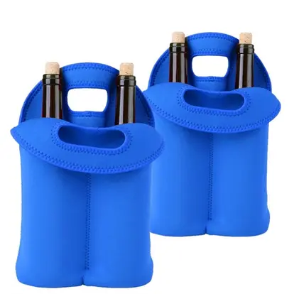 Neoprene Dual Wine Tote Bags