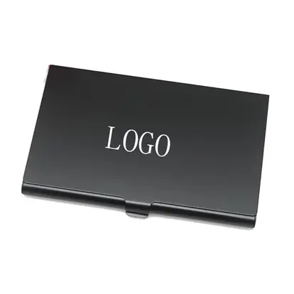 Aluminum business card case