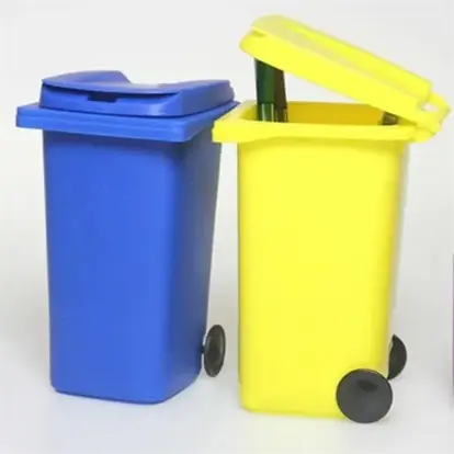 Trash Can Shaped Pen Holder/Brush Pot
