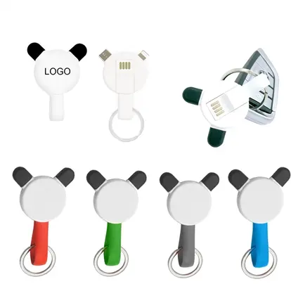 3 in 1 Magnetic Keychain USB Charging Cable