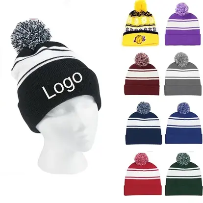 Custom Acrylic Knitted Beanies
