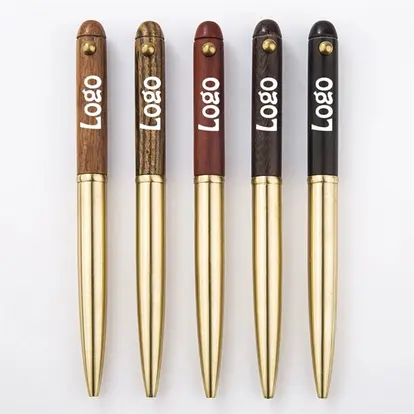 Business Wood Metal Ballpoint Pen
