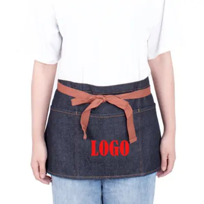 Denim Half-length Apron