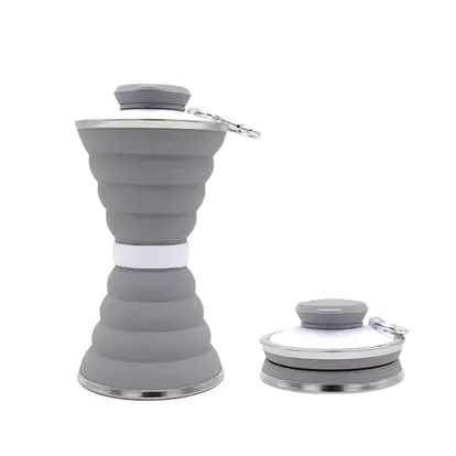 17OZ Silicone collapsible water bottle