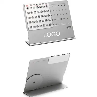 4.1" aluminum calendar
