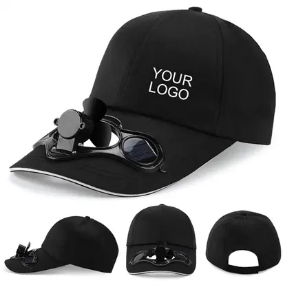 Solar fan cool cap