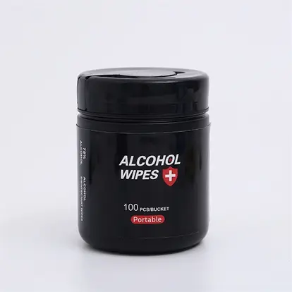 100pcs Barreled Alcohol Wipes