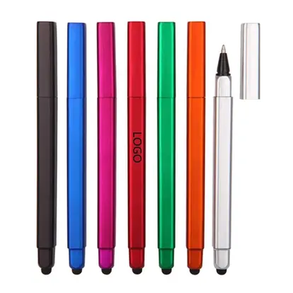 Square Stylus Pen for Touch Screens/Capacitive Ballpoint Pen