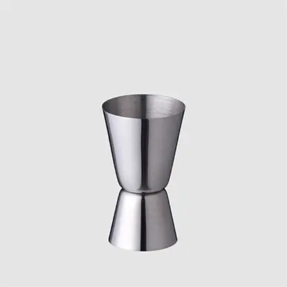 Double Sided Brushed Stainless Steel Cocktail Jigger