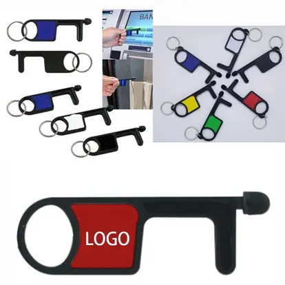 Non-Contact Plastic Door Opener Multi-Tool Key