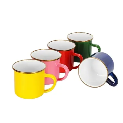 12oz Enamel Camping Mug