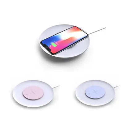Wireless charger bedside LED dimmer mobile phone night light