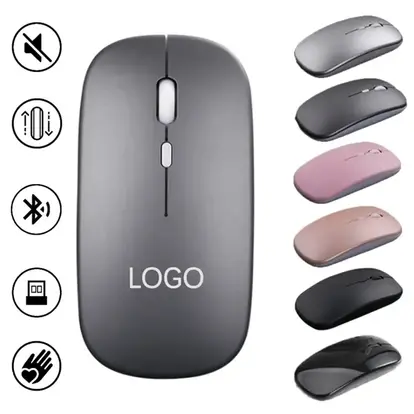 USB Rechargeable Silent Computer Ultra Thin Mouse