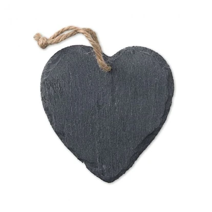 Slate Xmas hanger heart