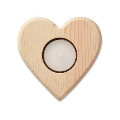 Heart shaped candle holder