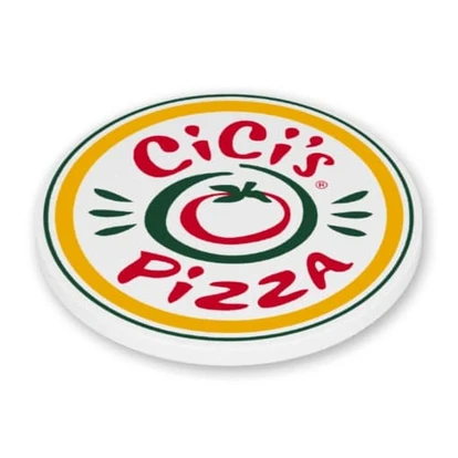 2 side printed Deluxe Coaster Circle