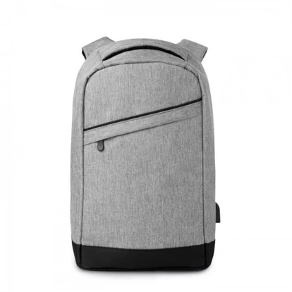 2 Tone Backpack With USB Charging Cable