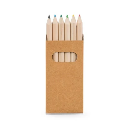 Pencil Box With 6 Coloured Pencils
