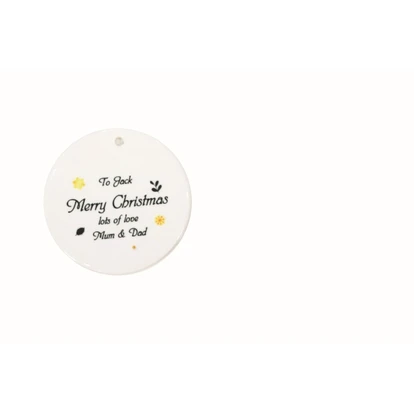 Flat Circle Bauble