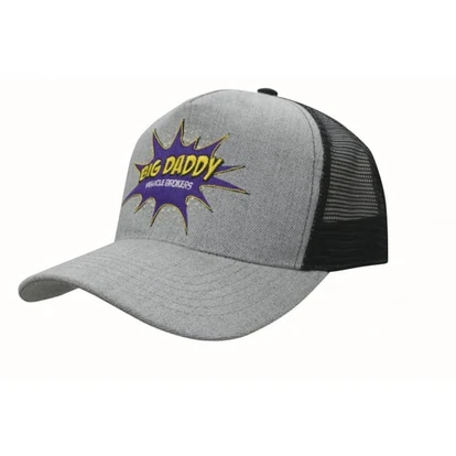 Grey Marle American Twill with Mesh Back