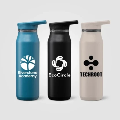 Majesty Stainless Steel Dual-Lid Handle Bottle - 750 ml