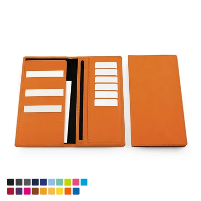 Deluxe Travel Wallet in Soft Touch Vegan Torino PU