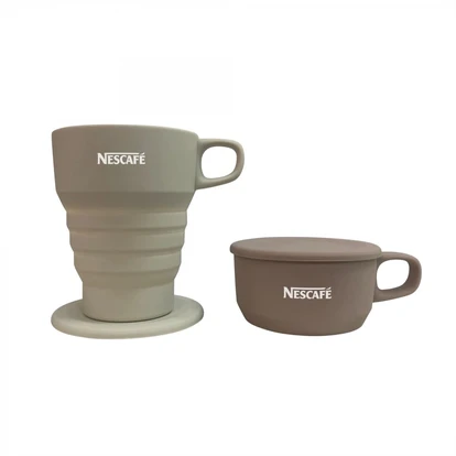 Collapsible Mug or Cup with Lid