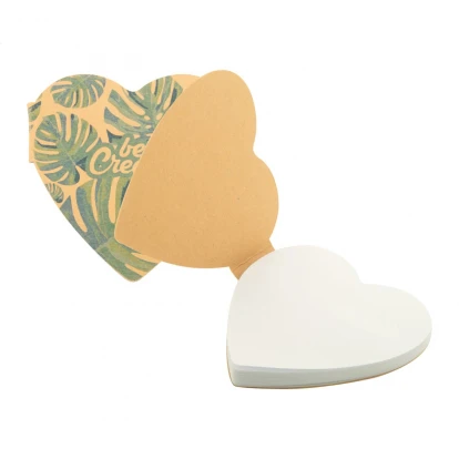 CreaStick Heart Eco Custom Sticky Notepad