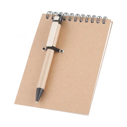 Negundo Recycled Paper Notebook With Pen
