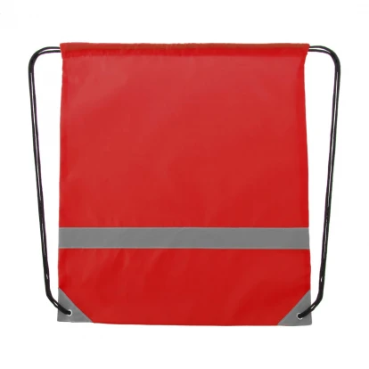 Vidraw Reflective Drawstring Bag
