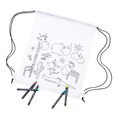Lobel Colouring Drawstring Bag
