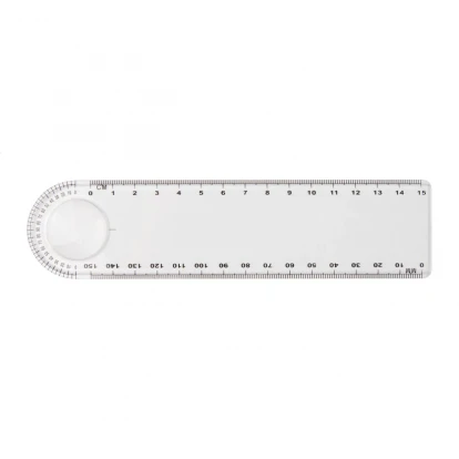 Linear 15cm Ruler With Magnifying Glass