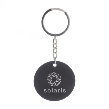 RondoShine Round Metal Keyring