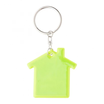 Abrax Reflective House Shaped Keyring