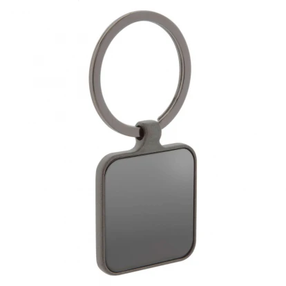 Wesson Square Gunmetal Keyring