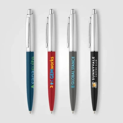 Natori Recycled Plastic Chrome Trim Pen